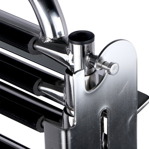 Stainless Steel Boat Accessory <b>Folding</b> <b>Ladder</b> With Hidden Retractable <b>Steps</b> For Marine Use - Product Image 2