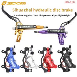 Vélo de montagne ZOOM avec frein à disque à huile HB910, étrier métallique double face à quatre pistons, rotor de 160 mm, levier à 3 doigts en métal - Product Image 5