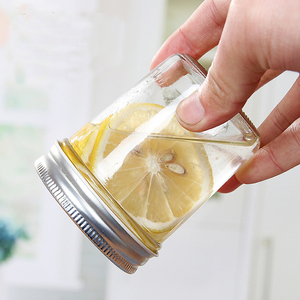 चौड़े मुंह 100ml 180ml 200ml 280ml 400ml 500ml 650ml मिनी डिब्बाबंद जाम ग्लास शंकु मेसन जार 300ml ग्लास कैनिंग जार - Product Image 5