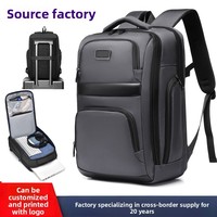 Nouveau Sac à Dos pour Ordinateur Portable 16 Pouces Multi-Fonctionnel pour Hommes, Protection Dorsale, Tissu Oxford et Polyester, Fermeture Éclair