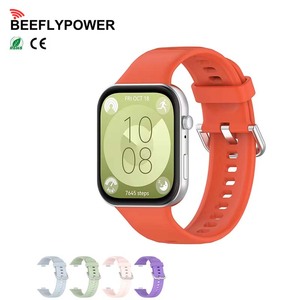 BEEFLYPOWER Fabrika Spor Saat Kayışı Resmi Web Sitesi 1:1 Akıllı Saat Silikon Bileklik huawei Fit 3 4 Aksesuarları Kordon - Product Image 1