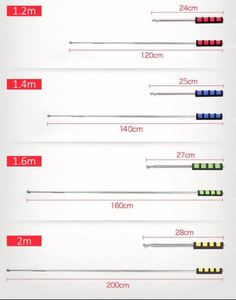 Bastón Telescópico de Acero Inoxidable de 1.2m, 1.5m, 2m, Ajustable, Ecológico, para Guías Turísticos, Retráctil, para Profesores - Product Image 6