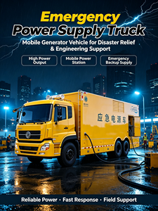 Camion d'alimentation électrique mobile Dongfeng Kinland 2000KW, générateur de secours hydraulique, unité d'alimentation personnalisée à vendre - Product Image 1