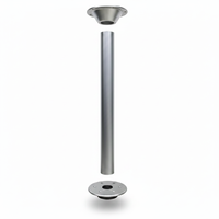 Pied de table de caravane amovible et rotatif, haute résistance, anti-vibration, sans oscillation, pour table de repas de caravane