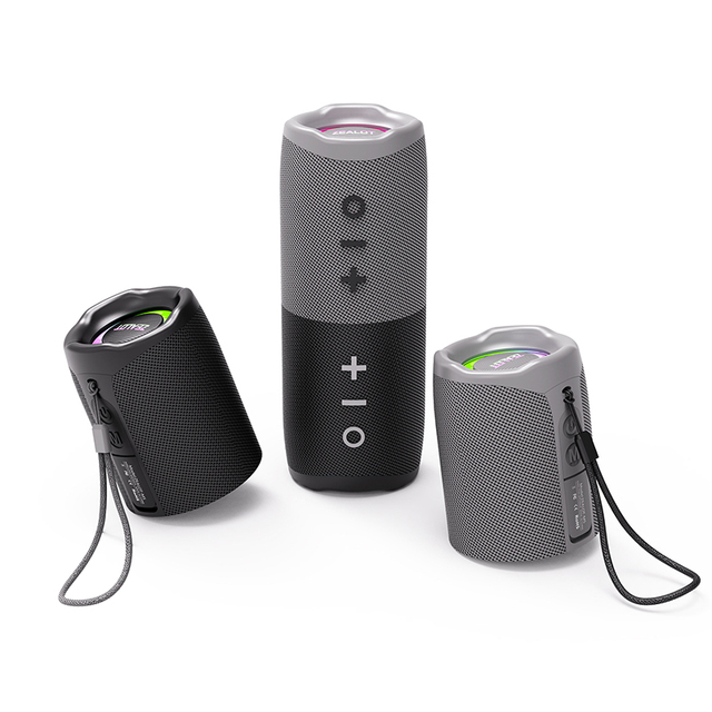 Magnetic Speaker Zealot M5 2-in-1 20W Split Wireless TWS Speaker with RGB Light IPX4 Waterproof 18000mAh Battery Colorful