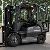 Forklift Listrik China 2Ton 3Ton 5Ton Baterai Nol Emisi CE 60V Tinggi Angkat 3m untuk Gudang, Dijual