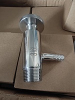 Échantillon de filetage NPT, vanne en acier inoxydable, raccord Triclamp, régulateur papillon avec pression de 0 à 10 bars