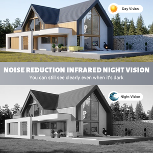 Caméra de sonnette sans fil étanche 1600mAh sans connexion WiFi Caméra de <span class=keywords><strong>porte</strong></span> à vision nocturne IR avec écran LCD de 4 pouces - Product Image 2