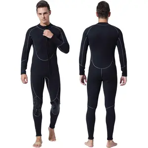 4mm 5mm Thickened CR Neoprene Wetsuit Long Sleeve Keep Warm Playsuits For Water Sport Surfing Swimming Men Women Diving Suit