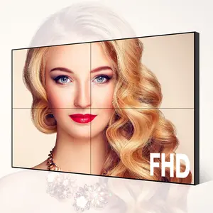 VISIGN 55 pouces 3x3 DID Mur vidéo 4K Mur vidéo lcd sexy full HD pour publicité intérieure affichant LCD