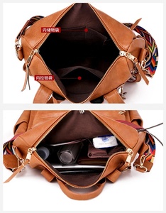 Offre Spéciale sac à dos de mode pour dames en cuir imperméable à l'eau vintage sac à dos pour les filles adolescentes sac à bandoulière sac à bandoulière - Product Image 3