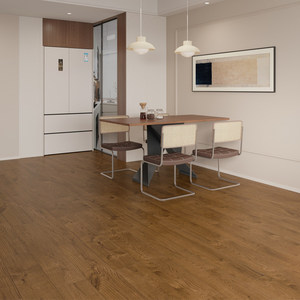 Waterproof Hickory Multilayer <b>Engineered</b> Wood <b>Flooring</b> UV Lacquered Anti-slip Floor for Living Room and Bathroom - Product Image 5