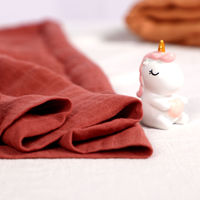Couverture en Mousseline de Bébé 70% Bambou 30% Coton Biologique Super Douce Couleur Unie à Prix Raisonnable, Linges d'Emmaillotage en Mousseline pour Bébé