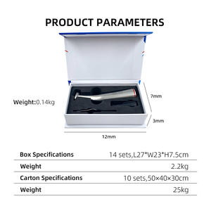 Pieza de mano dental 1:5 <span class=keywords><strong>Contra</strong></span>ángulo Aumento Pieza de mano de alta velocidad Taladro de dientes de baja velocidad - Product Image 4