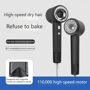 Secador de Pelo de Alta Velocidad para el Hogar, Aire Frío y Caliente, Azul, Cuidado del Cabello, Alta Potencia, Viento Fuerte, Secado Rápido, Ajuste de Múltiples Velocidades - Product Image 5