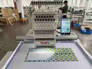 Máy thêu đầu đơn <span class=keywords><strong>Dahao</strong></span> 12/15 kim dùng cho quần áo Hồi giáo, mới hoặc đã qua sử dụng, thương hiệu Tajima, có động cơ chính, điều khiển bằng máy tính - Product Image 2