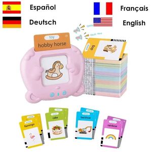 Talking Plastic Flash Cards Eco-friendly Non-toxic Early Educational Toys Baby Preschool <strong>Language</strong> <strong>Learning</strong> Kids Interactive Gift - Product Image 4