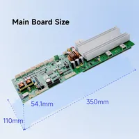 PACEex 16S Smart BMS 200A LiFePo4 Li-Ion, Placa de Protección de Batería de Litio de 48V, Equilibrio Activo de 2A con Bluetooth y Wifi