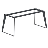 Table d'ordinateur à cadre en fer moderne cadre de table ergonomique à siège unique