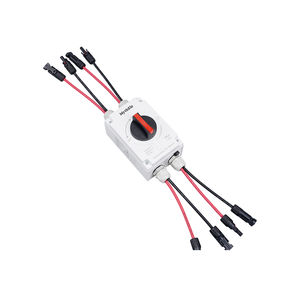 <span class=keywords><strong>Interrupteur</strong></span> d'isolement extérieur en plastique MythEle MXNQ-40.2-2 DC1500V32A IP66, deux entrées deux sorties, pour systèmes photovoltaïques DC solaires à bas prix - Product Image 5