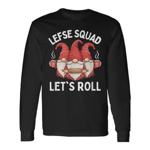 T-shirt a maniche lunghe Lefse Squad Let'S Roll Gnome Baking - Product Image 1