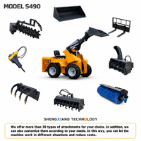 Harga Terbaik Compact Skid Steer Loader S490 Diesel Euro 5 Emission dengan Quick Attach Bucket Dijual di Alibaba International
