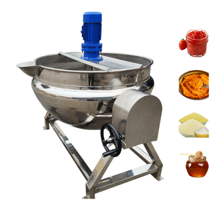Dzjx Jacketed กาต้มน้ำกับวาล์ว agitator วาล์วแจ็คเก็ตหม้อผสมสำหรับเครื่องสำอางซอสน้ำตาลลูกอมแยมกุ้งวาง - Product Image 5