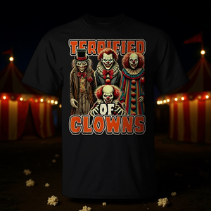 Camiseta con estampado de Payaso Aterrador, Ropa Promocional para la Fobia al Payaso - Product Image 3