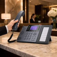 Téléphone IP SIP DSS-32+T800WN avec écran LCD 2,8 pouces, audio HD double bande, 32 touches BLF, téléphone de bureau VoIP pour réception et centre d'appels