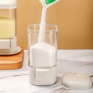 Bouteilles à épices en ABS à pression, récipients scellés pour sel et sucre, boîte de rangement pour la maison, la cuisine et les restaurants - Product Image 4