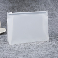 Emballage de vêtements en PVC transparent pochette de sac à fermeture éclair en plastique maquillage cosmétique sacs à glissière à fermeture éclair logo personnalisé avec fermeture éclair