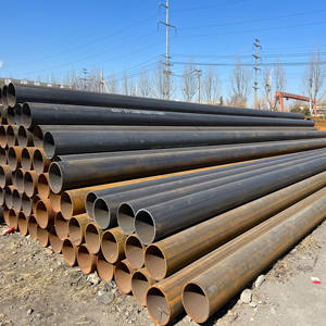Tuyau en acier au carbone de personnalisation de haute qualité annexe 80 soudure bout à bout capuchon de 200mm tuyau en acier soudé de <span class=keywords><strong>6</strong></span> mètres rond Erw carbone noir - Product Image 3