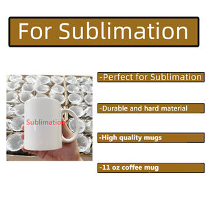 Taza de Sublimación de 11 oz, Tazas de Café Personalizadas Lisas con Logotipo para Impresión por Sublimación, Taza de Cerámica Blanca de 11 oz para Sublimación al por Mayor - Product Image 4