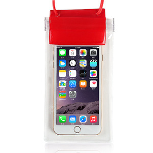 Étui de téléphone étanche 10,5x21 cm avec bandoulière arquée pour la plongée, la natation, les sources chaudes, sac unisexe en PVC - Product Image 1