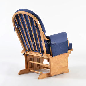 Fauteuil à bascule moderne pour crèche avec accoudoirs et dispositifs de sécurité pour les mamans qui allaitent - Product Image 5