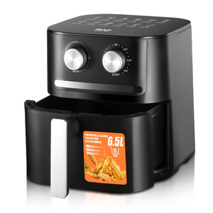 Friteuse à air électrique multifonction grande capacité pour la maison, sans huile, pour frites, pizzas, poulet, avec contrôle de la température et de la minuterie - Product Image 1