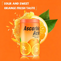 Comprimés de vitamine C à croquer à haute teneur, marque privée OEM, pour éclaircir la peau et renforcer le système immunitaire, complément nutritionnel quotidien