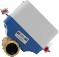 Compteur d'eau ultrasonique résidentiel LoRaWAN DN15 avec vanne d'arrêt – Compteurs de débit d'eau ultrasoniques LoRaWAN