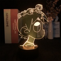 Lampe de table Lil Uzi Vert, veilleuse 3D USB, lampe de nuit promotionnelle, lampe en acrylique d'anime