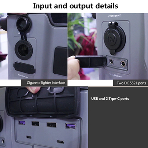 Nguồn Cung Cấp Hệ Thống Năng Lượng Pin Lifepo4 Ngoài Trời Cắm Trại Dự Phòng Sạc 1200W Bộ Bảng Máy Phát Điện Năng Lượng Mặt Trời Di Động Trạm Điện 1000W - Product Image 6