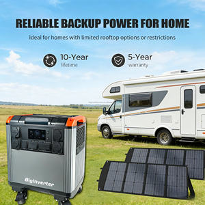 BIGINVERTER 5000W Centrale Électrique Portable 5376Wh LiFePO4 Générateur Solaire UPS Alimentation de Secours Domicile Camping VR Urgence - Product Image 4