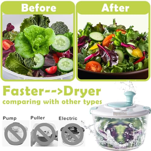 Escurridor de Verduras de 5L para Uso Doméstico, Escurridor de Ensaladas de Acero Inoxidable - Product Image 4
