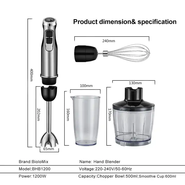 600ml Portable Blender for Shakes and Smoothies, 240W Electric