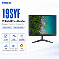 Moniteur d'ordinateur de bureau LED 19 pouces à prix d'usine OEM avec fréquence de rafraîchissement de 75 Hz pour ordinateurs de bureau