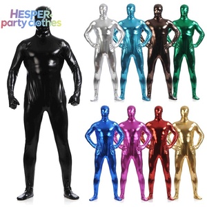 HESPER Combinaison Zentai intégrale unisexe pour adulte, respirante, en polyester caoutchouté, pour Halloween et Cosplay - Product Image 1