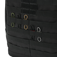Attache tactique MOLLE – Ruban élastique de fixation pour gilets, sacs à dos, sacs et organisation d'équipements tactiques