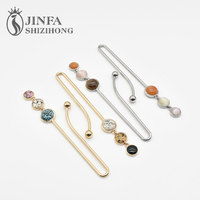 Connecteur de bikini en alliage de zinc en forme de V, en résine décorative, pour maillots de bain faits main / hauts de bikini de surf