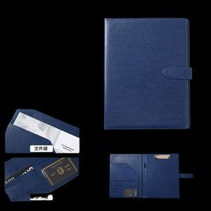 Wholesales High Quality Low Price Conference <b>Folders</b> Custom Embossed Logo File <b>Folder</b> <b>A4</b> Pu Leather Portfolio <b>Folder</b> - Product Image 3