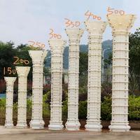 Moule en plastique ABS réutilisable pour la coulée de colonnes romaines à rayures rondes, design pour la maison