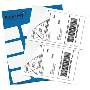 高级标签制造商定制地址标签喷墨打印机多种尺寸可选自粘运输标签